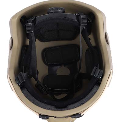 sistema di imbottitura interna del casco tattico