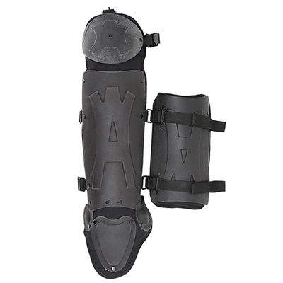 Protezione per le gambe della tuta antisommossa