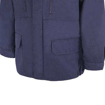 tasche anteriori dell'uniforme dei vigili del fuoco