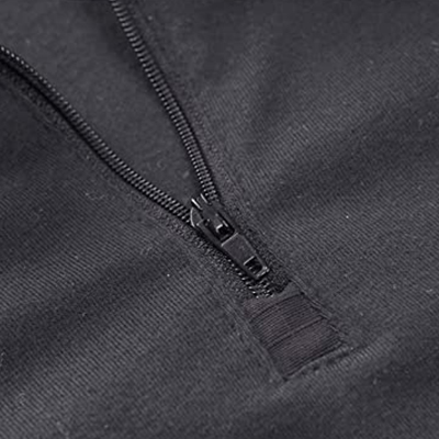 Camicia da combattimento grigia con cerniera lampo
