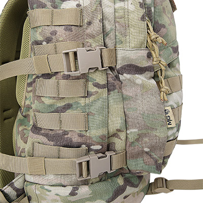 Zaino tattico con fibbie laterali dell'esercito