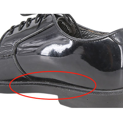 Scarpe da ufficiale dell'esercito Goodyear artigianali