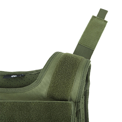 Gilet modulare verde militare con regolazione della spalla Hoop & Loop