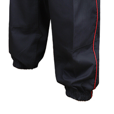 Chiusura elastica della gamba dell'uniforme dell'esercito blu scuro