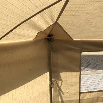 Supporto ad alta resistenza per tende per soccorsi in caso di calamità