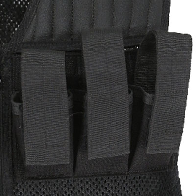 Gilet tattico in rete con fondina per pistola
