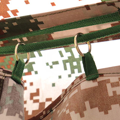 Rinforzo dell'anello del cerchio della tenda dell'esercito
