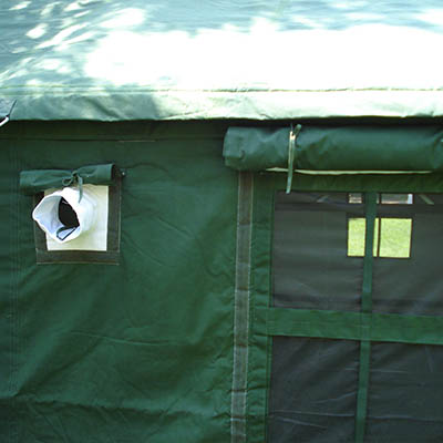 Progettazione della ventilazione della tenda dell'esercito