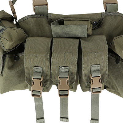 Army Chest Rig Ranger Green Rifle Magazine Pouches