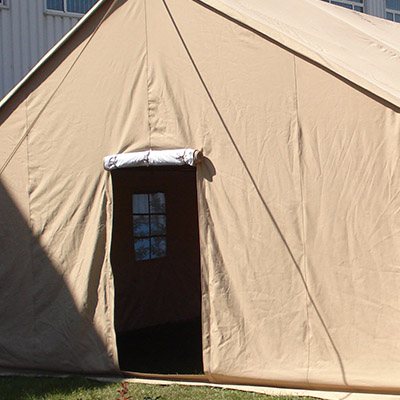 Design della porta della tenda per disastri dell'esercito