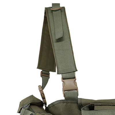 Army Chest Rig Ranger verde fibbia a sgancio rapido