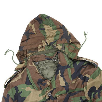 Giacca Militare M65 Cappuccio Staccabile