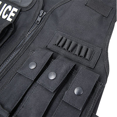 Tasche per caricatore per pistola gilet tattico nero della polizia