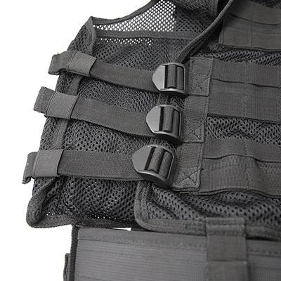 Gilet tattico a maglia incrociata Cinghie in vita regolabili