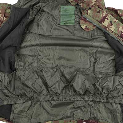 Fodera traspirante in poliestere per giacca a vento dell'esercito