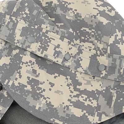 Cappuccio multifunzionale della giacca dell'esercito