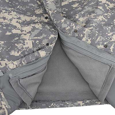 Fodera in pile per giacca militare