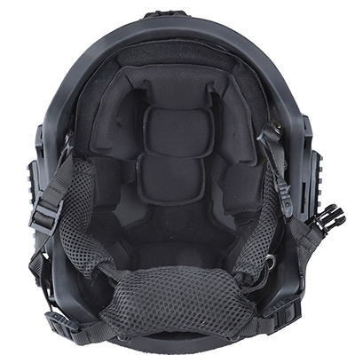 Fodera in schiuma antiproiettile per casco balistico